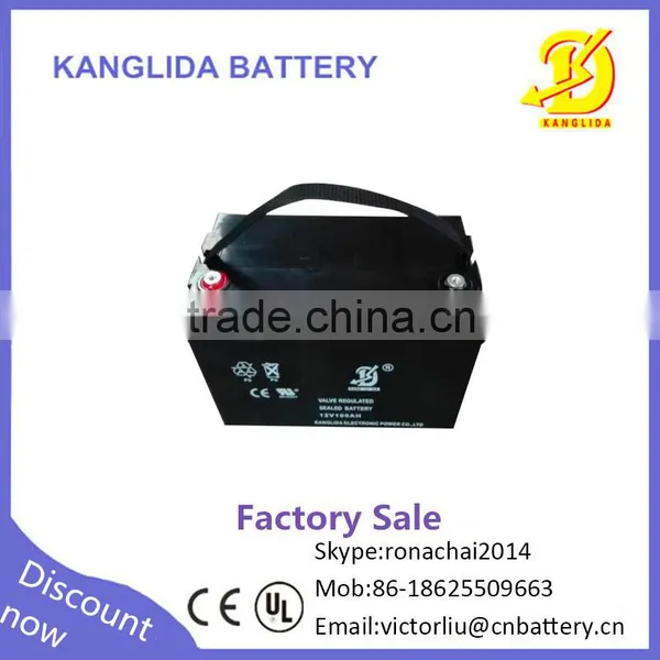 Factory Direct Sale Kanglida AGM Gel Vrla Rechargeable Battery for UPS photo-3