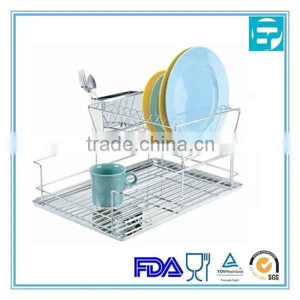 Steel Kitchen Houseware 2-Tier Dish Rack photo-3