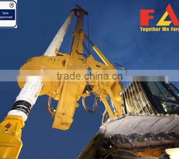 FAE Excellent Hydraulic Pile Driver! Well Crawler Rotary Drilling Rig FAR120! photo-2