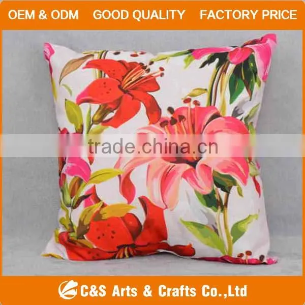 Custom Made High Quality 2016 Flowers Digital Printing Seat Cushion Cover photo-5