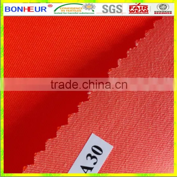 Retro Woven Poly Cot Textile /giallo Fluorescente Tessuto photo-5