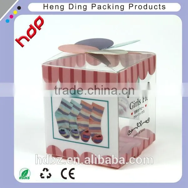 Custom Clear Pvc Boxes for Socks Packaging photo-3
