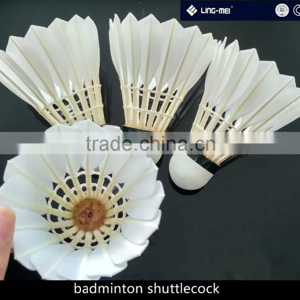 Factory Price Duck Feather Badminton Shuttlecock photo-4