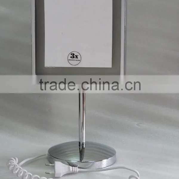 Free Standing Cosmetic Mirror Five Star Hotel One Side LED Cosmetic Mirror photo-2