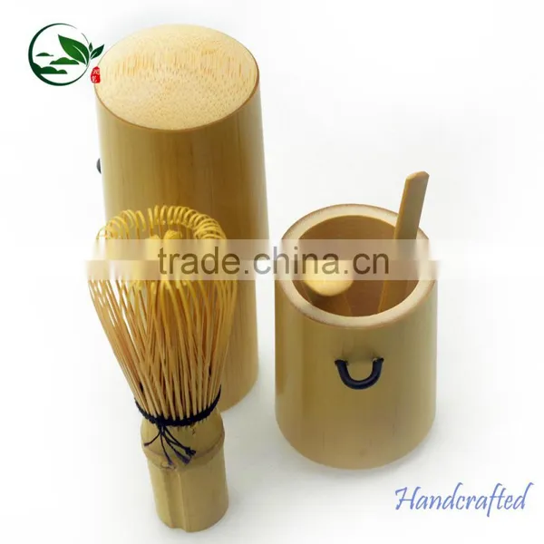 2016 Convenient Sri Lanka Travel Bamboo Matcha Accessories Tea Set With Canister photo-3