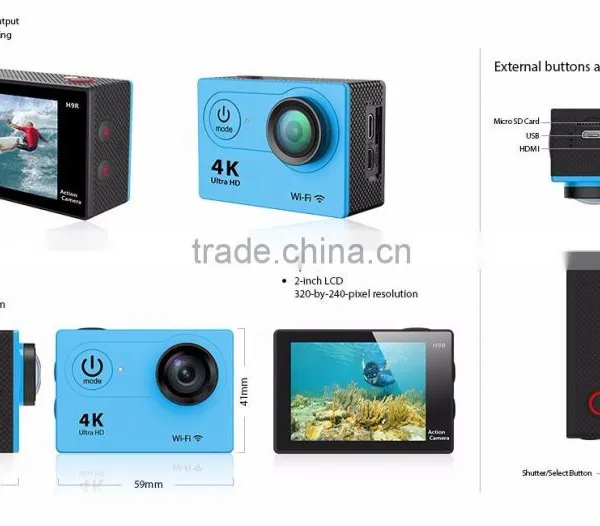 Made in China Action Camera Eken H9R Action Camera 4k Action Camera photo-6