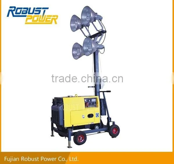 Emergency Lighting Tower With 4 * 400W Metal Halide Lamps photo-2