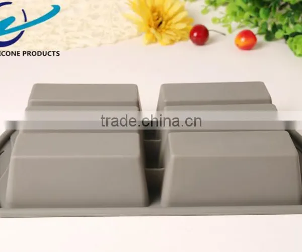 Long Square Shape Big Size Silicone Cake Mold LFGB photo-4