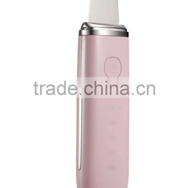 CosBeauty CB-015 Rechargeable Ultrasonic Skin Scrubber With Anion Function Portable Sonic Face Skin Scrubber Mini photo-3