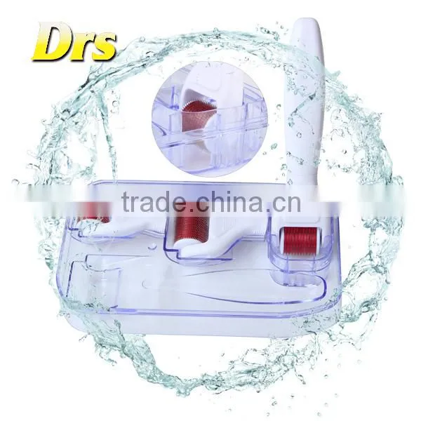 Professional DRS Derma Roll Kit 4 in 1 With 3 Seperated Skin Rollers + Interated Disinfecting Tank photo-2
