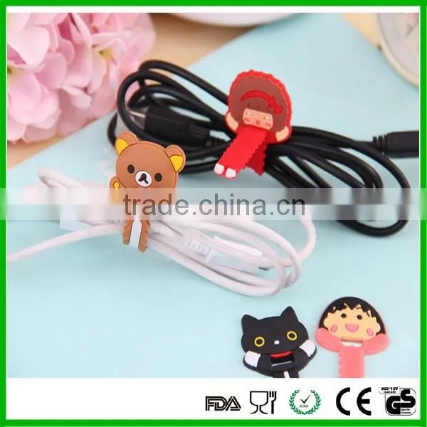 Flexible Food Grade Silicone Cable Tie Wrap Resuable Cable Tie photo-2