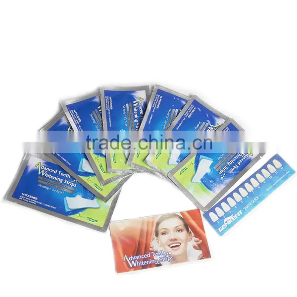 14Pairs/Box Teeth Whitening Strips Gel Care Oral Dental Bleaching Tooth Strips photo-4