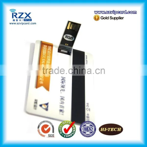 Large Manufacturing Plastic Promotion Flash Drive Christmas Gift Card USB Card photo-3