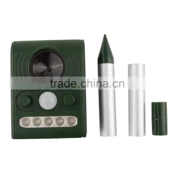 X-pest Signstek Solar Powered Wild Animal Repeller PIR Motion Activated Dogs Cats Deterrent photo-2