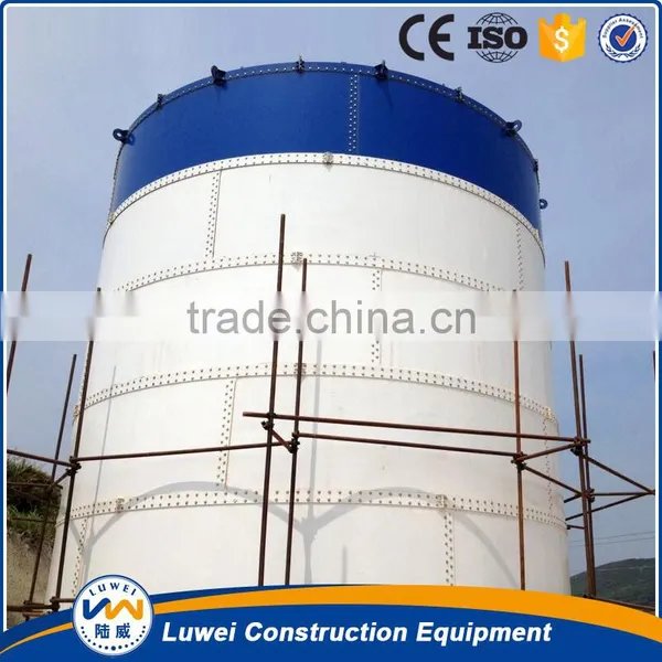 50-2000ton Bolted Cement Silo Site Installation Scene photo-2