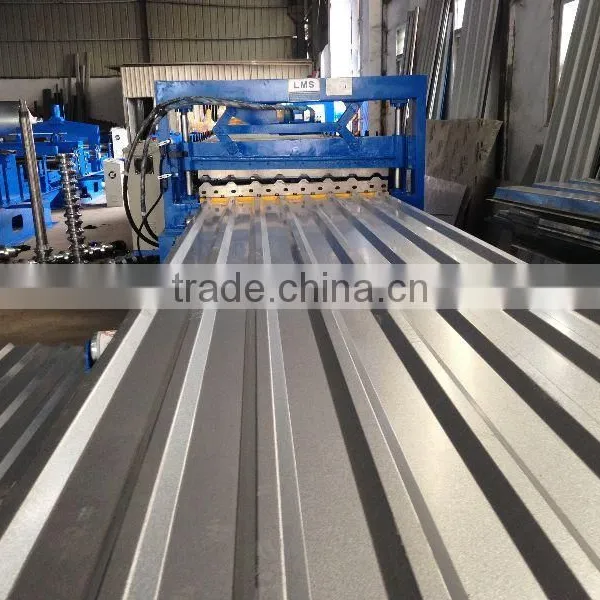 Galvanized Metal Roof Tile Building Corrugated Iron Sheet Making Machine photo-2