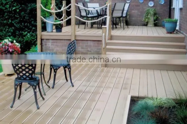 New Style Wood Plastic Composite Recycled WPC Decking Floor photo-5