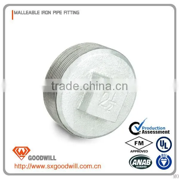 1-1/4" Electrical Galvanized Male Beaded Plug photo-5