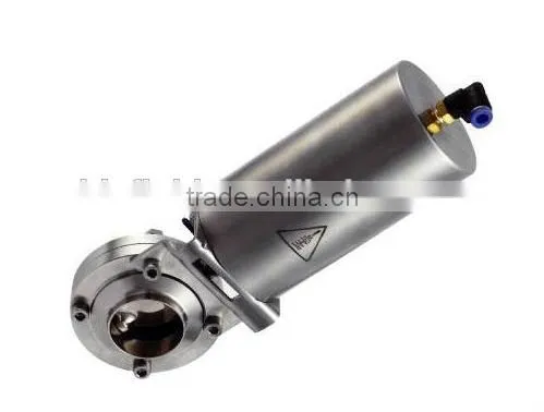 Popular Tri-clamp Connection Electric/penumatic Butterfly Valve photo-5
