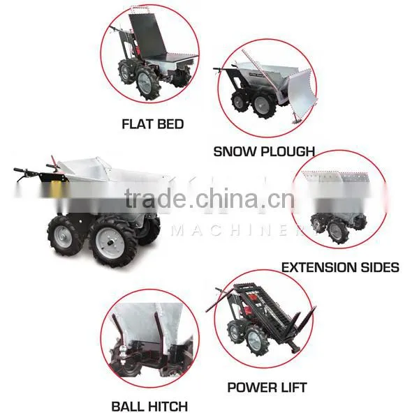 Mini Track Dumper With Gasoline Engine Construction Machinery BY300X With CE photo-2