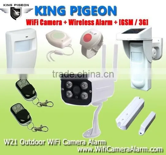 WiFi HD IP Camera Alarm W24 Supports 64 Wireless Sensor for Wireless Home Alarm System photo-4