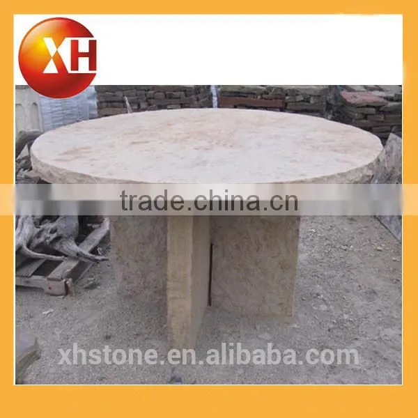 Garden 8 Seater Marble Dining Table for Outdoor Furniture photo-2