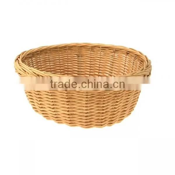 Wholesale Large Flat Willow Wicker Sundries Storage Basket, Wicker Basket photo-3