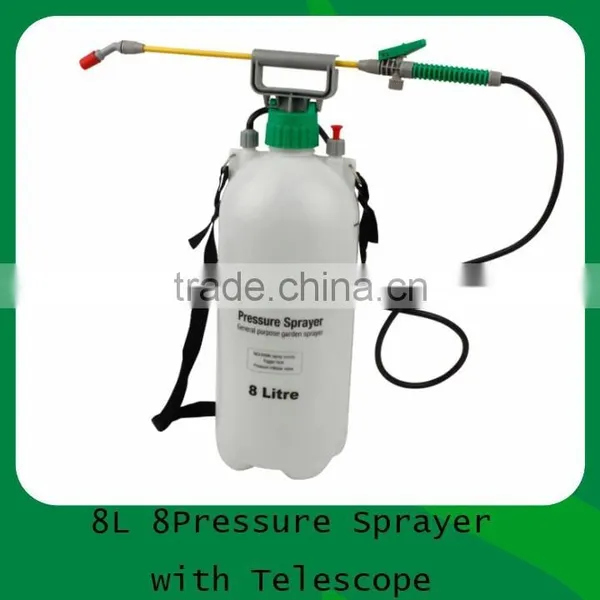 Portable Pressized Pressure/ 8L Garden Hand Pump Manual Pressure Sprayer / Professional Vehicle Washing Sprayer photo-2