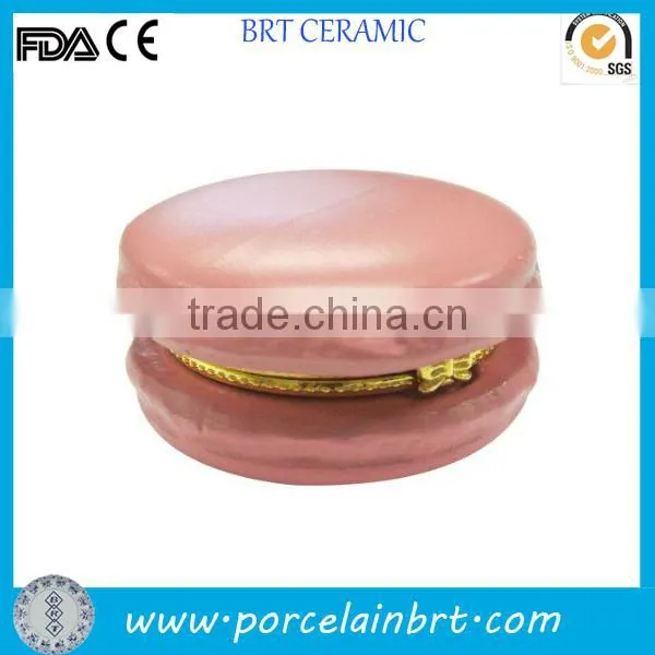 Wedding Gift Different Color Porcelain Mini Macaron Box photo-2