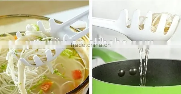 Wholesale Stock White Platic Sawtooth Noodle Ladle photo-4