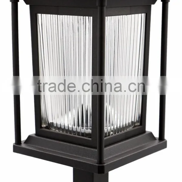 2pk Diecast Aluminum Solar Path Light Outdoor LED Landscape Lawn Garden Lamp -140 mm photo-3