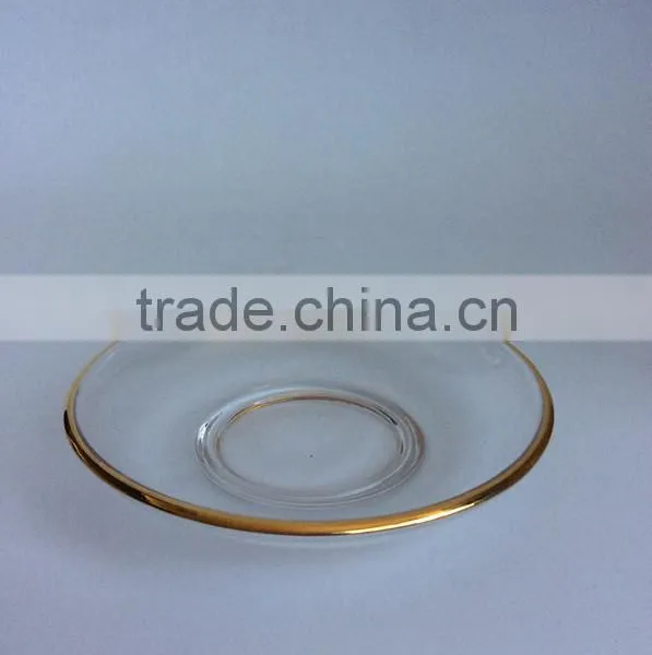 Custom Fashion Elegant Product Drinking Cup With Handle/A Cup and Saucer Decorated With Gold photo-6