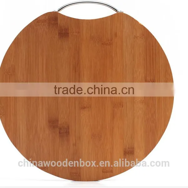 Natural Pine Chopping Block, Wooden Pizza Cutting Board photo-2