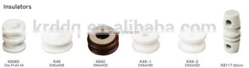 All Different Types of Electrical Series Porcelain Ceramic Insulators photo-2