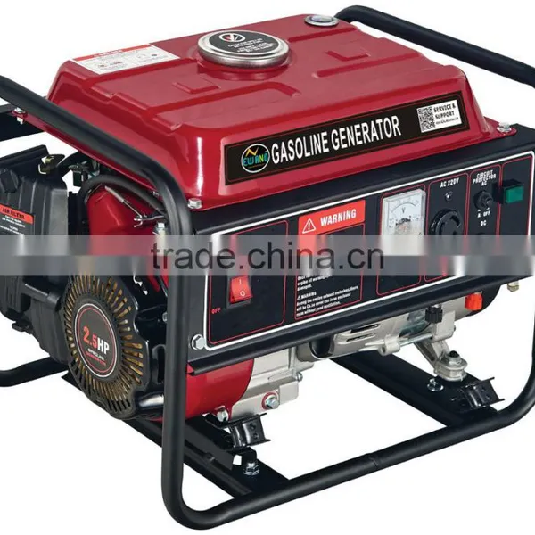 Recoil Start/154F 2.5HP Gasoline Engine/AC Output 220V50HZ/1kva Portable Gas Generator photo-2