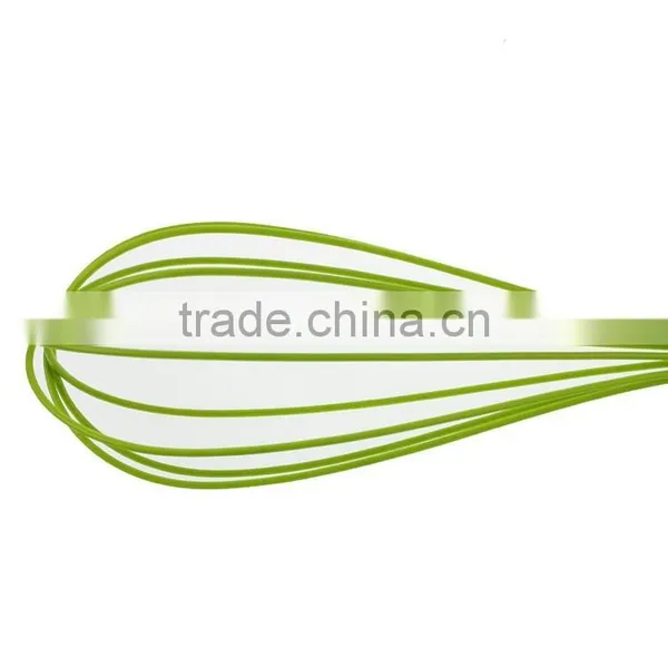 Heat Resistant Non-stick Silicone Egg Coated Whisk photo-3