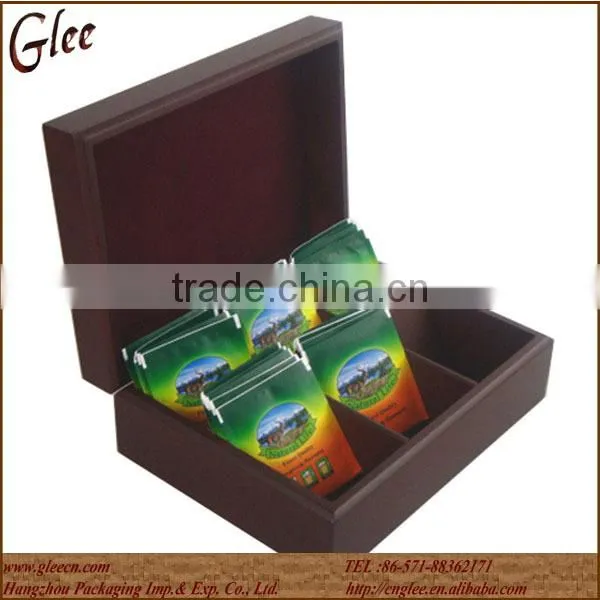 Exquisite Personalized Wood Tea Bags Storage Box photo-2