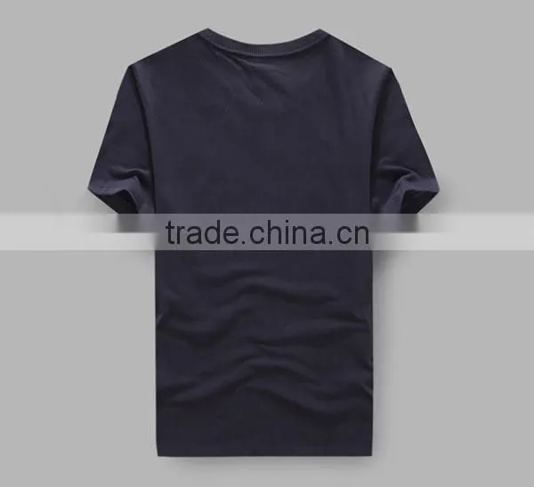 Free Sample Custom Crew Neck Plain Longline T-shirt photo-3