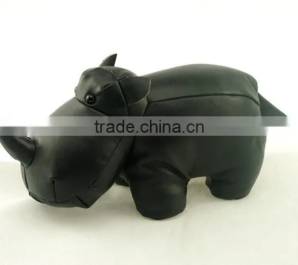 2014 8" New Animal Rhino Doorstopper