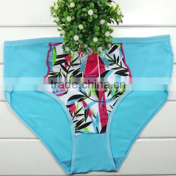 Sexy Mature Women Polyester Panty Fat Woman Panties photo-5