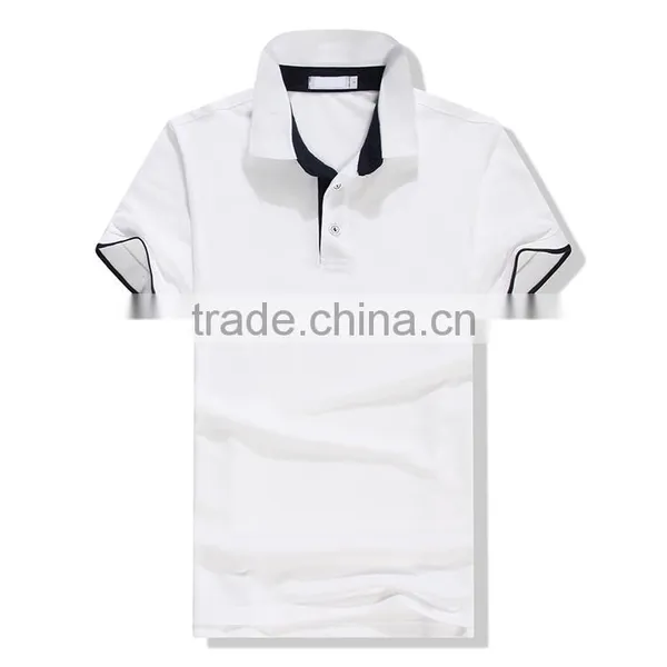 Wholesale Plain 50% Cotton 50% Polyester Cheap Mens Polo Shirts photo-3