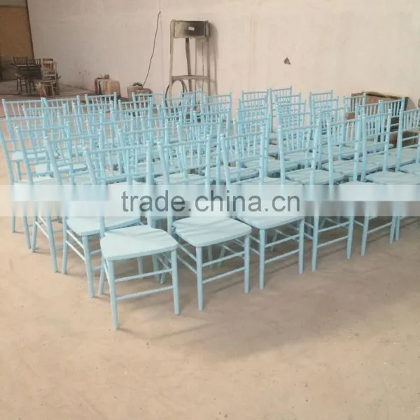 Hot Sale Cheap Stacking Wood Tiffany Chair for Hotel photo-5