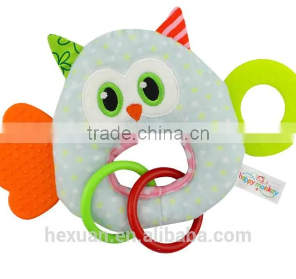 Baby Teethers Teething, Relief Teething Toys Soft Teething Bell Rings photo-5