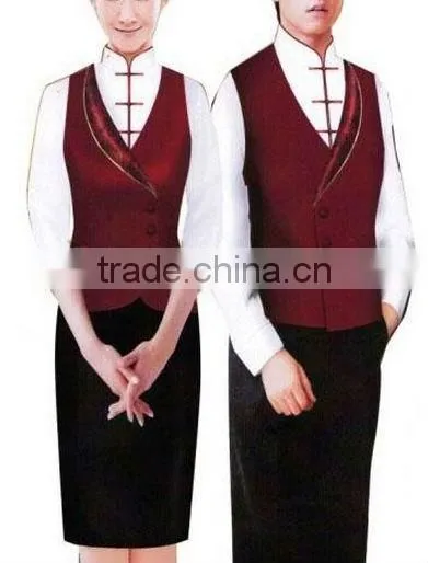 Men/Women Hotel Uniform for Staff photo-3