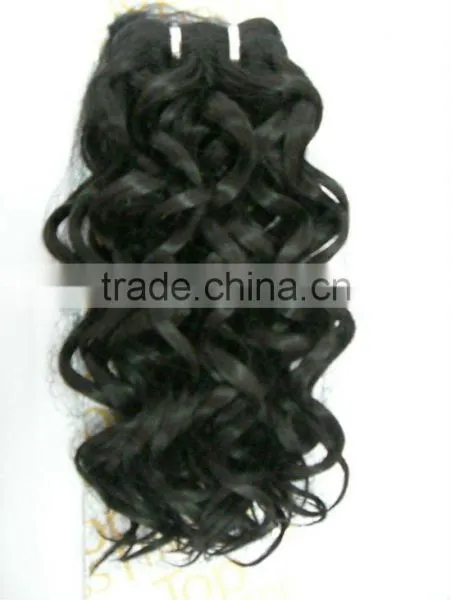 Single Layer Animal Hair for Doll Spiral Mohai Yak Doll Hair Weaves Extension photo-2
