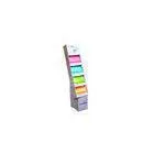 Recycled POS Cardboard Floor Displays Stand For Shops OEM , 4 Tiers