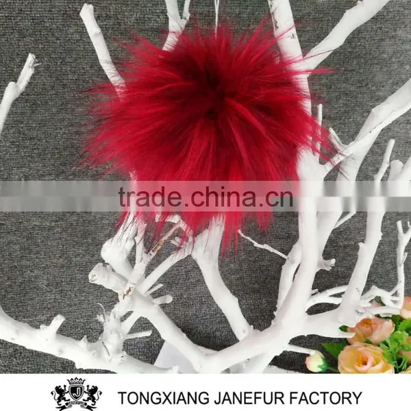 2017 Fake Fur Ball Korea Pom Large Fur Pom Poms Ball