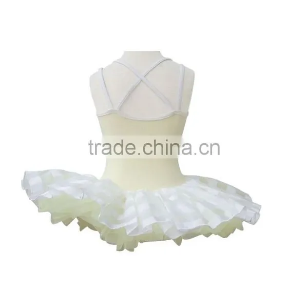 Children Cross Back Tutu Leotard Dress. Camisole Tutu Dress photo-2