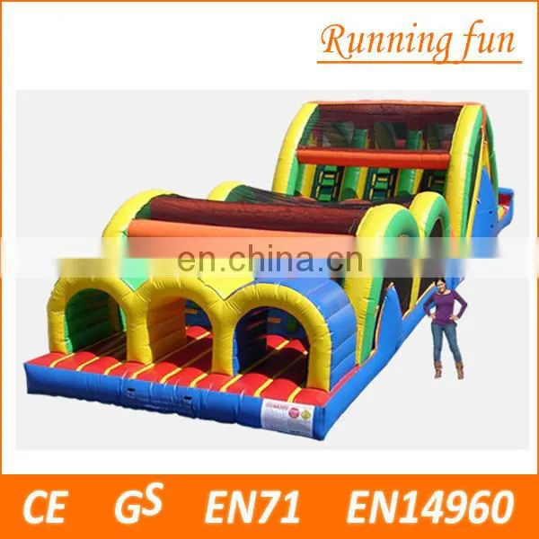 Hot Selling Long Wipeout Inflatable Obstacle Course, Adult Inflatable Obstacle Course photo-2