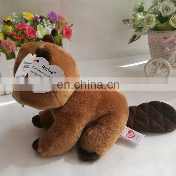 Made in China TY Branded Furry Big Eyed Plush Beaver China Factory Plush Toys photo-5